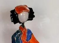 Keramikfigur 40 cm
